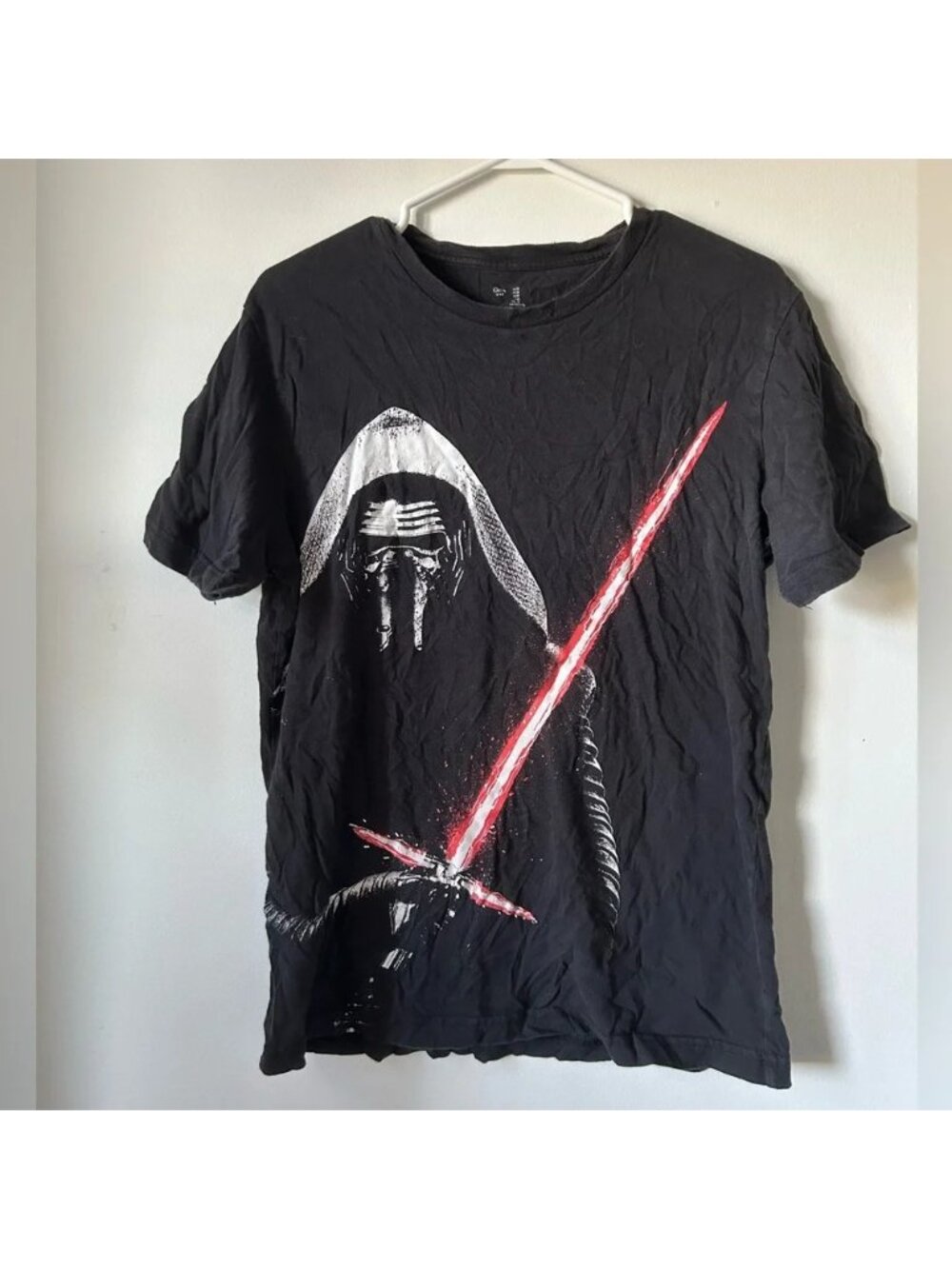 Gap Y2K Star Wars Kylo REN Grunge Graphic Tee